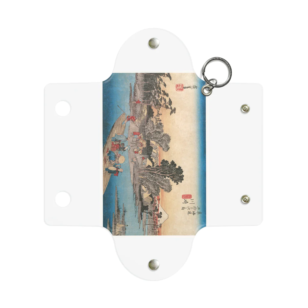 寿めでたや(ukiyoe)の歌川広重_東海道五拾三次之内　川崎 六郷渡舟 Mini Clear Multipurpose Case