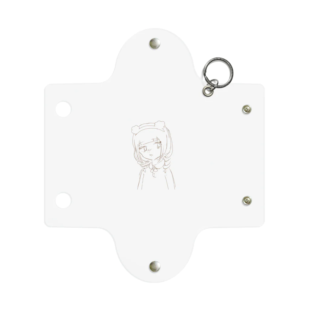 お好み@チヂミのもふこちゃん Mini Clear Multipurpose Case