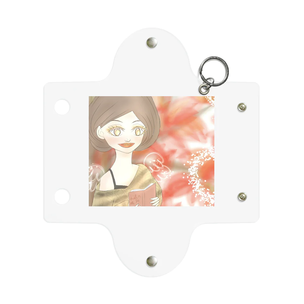 ラッキーチャームのコーヒーの妖精 Mini Clear Multipurpose Case