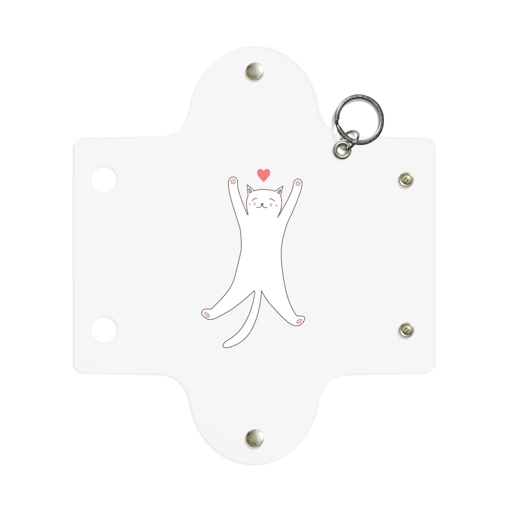 AROMA☆LOVELYのSTRETCHING CAT Mini Clear Multipurpose Case