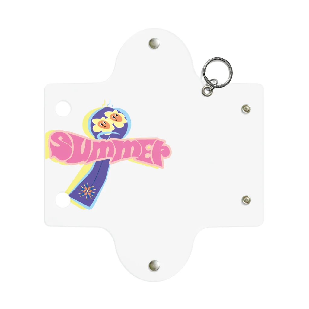 luckyのsummer FIOWER Mini Clear Multipurpose Case