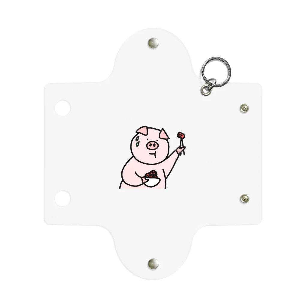 ＋Whimsyの豚キムチ Mini Clear Multipurpose Case