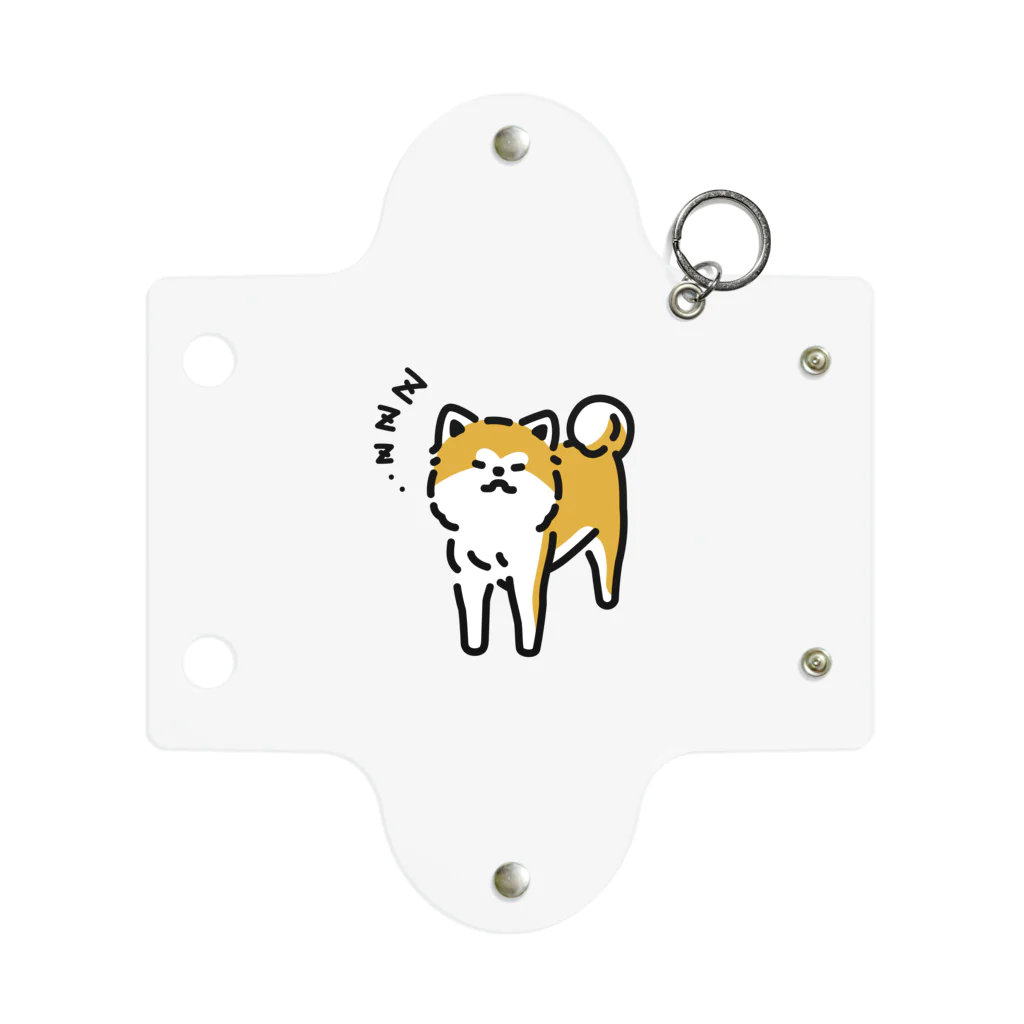 おもかわ〜おもしろい・かわいい専門店〜の立ち寝秋田犬 Mini Clear Multipurpose Case