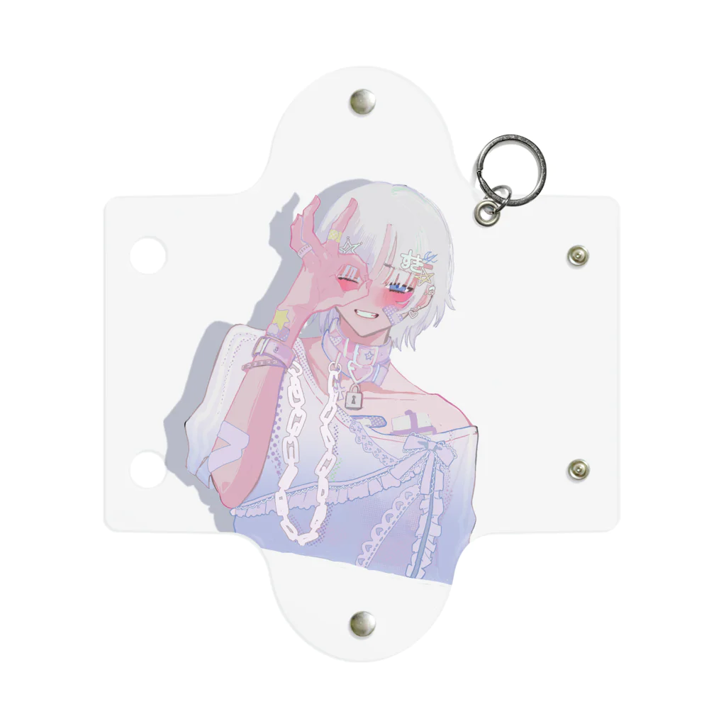 三日月ランプのおっけー男の子（2023年美少年展×SUZURIコラボ） Mini Clear Multipurpose Case