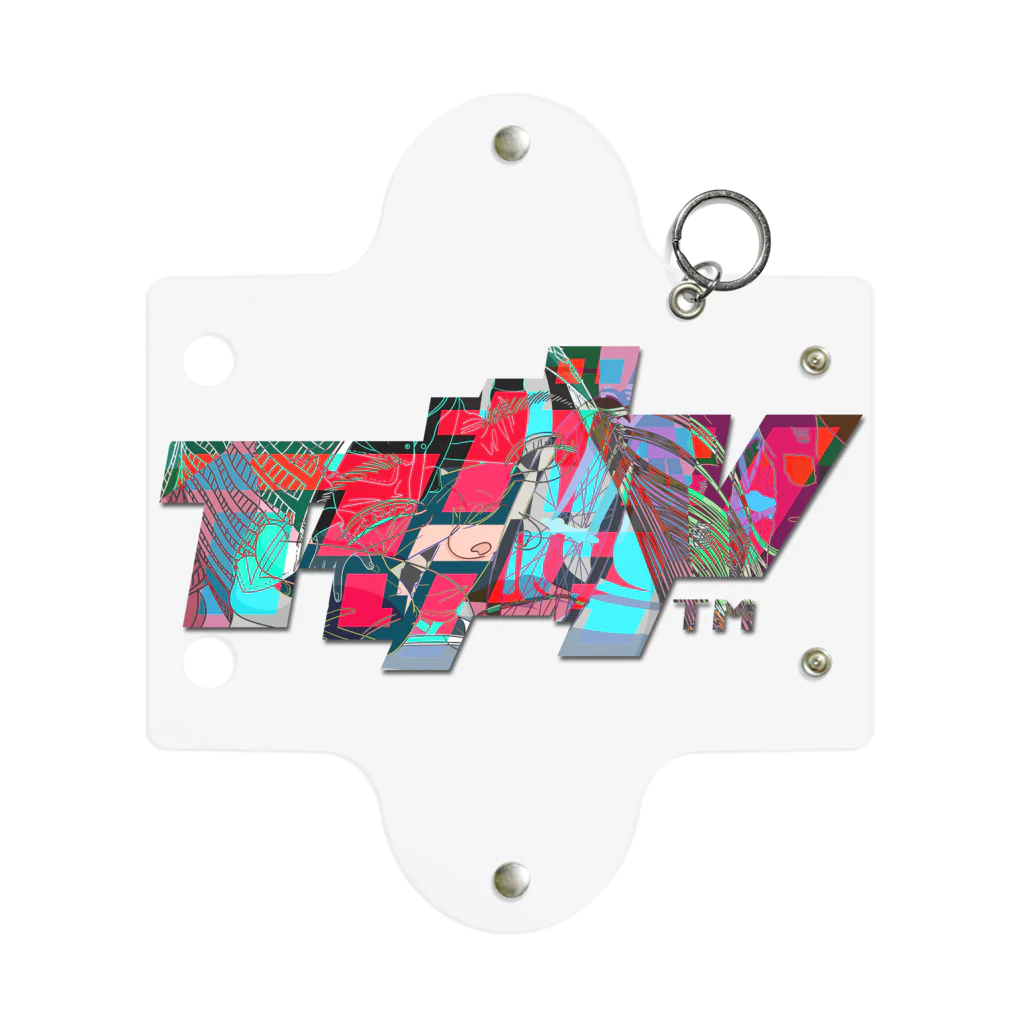 VRIGVTVSHI のアリガタシ™ Abstract Accessory Mini Clear Multipurpose Case