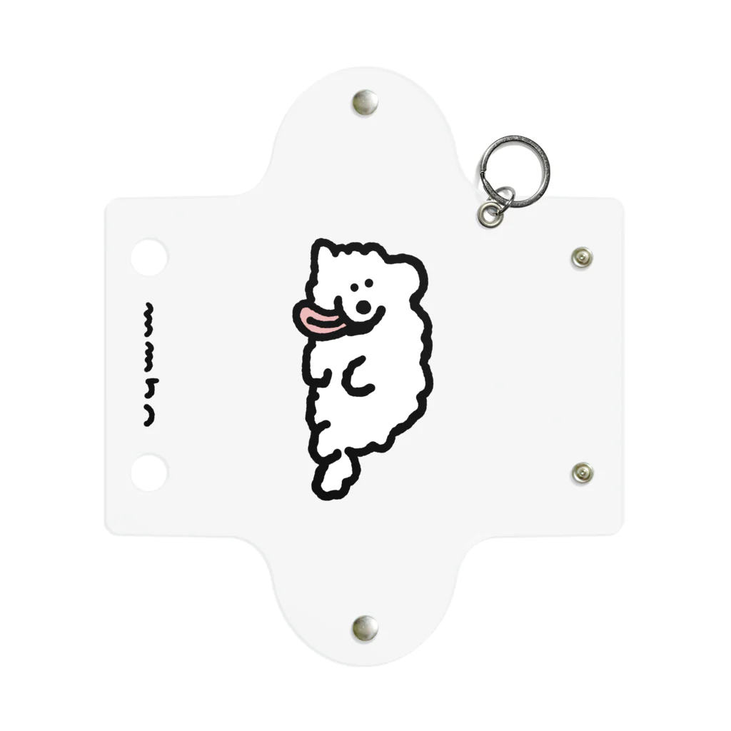 mmhnの横たわる犬 Mini Clear Multipurpose Case