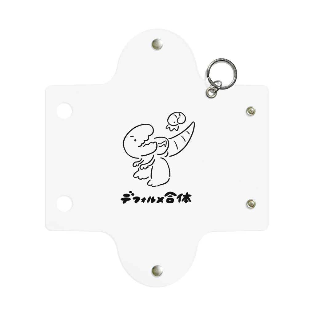 スタルケル🐸玩具系YouTuberのティラノとアンモ（黒線） Mini Clear Multipurpose Case