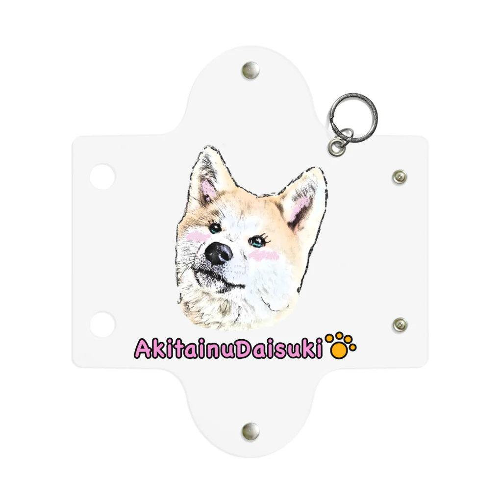 アウトドア大好き秋田犬の◇AkitainuDaisuki◇ Mini Clear Multipurpose Case