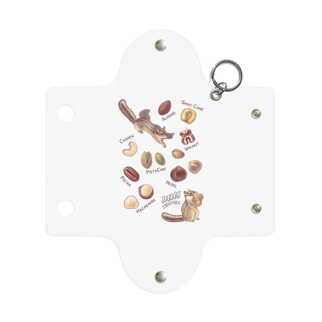 huroshikiのNUTS collection ナッツコレクション Mini Clear Multipurpose Case