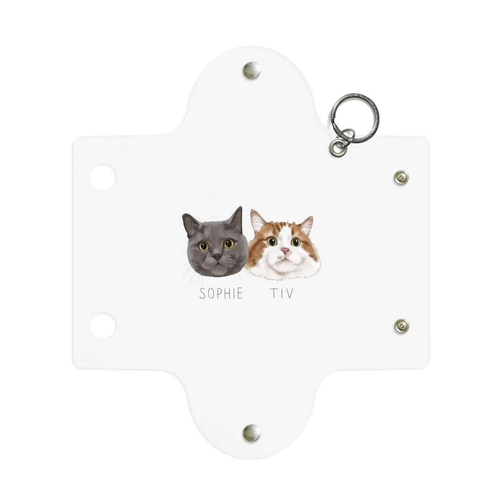 みきぞーん｜保護猫 ミッキー画伯と肉球とおともだちのsophie tiv Mini Clear Multipurpose Case