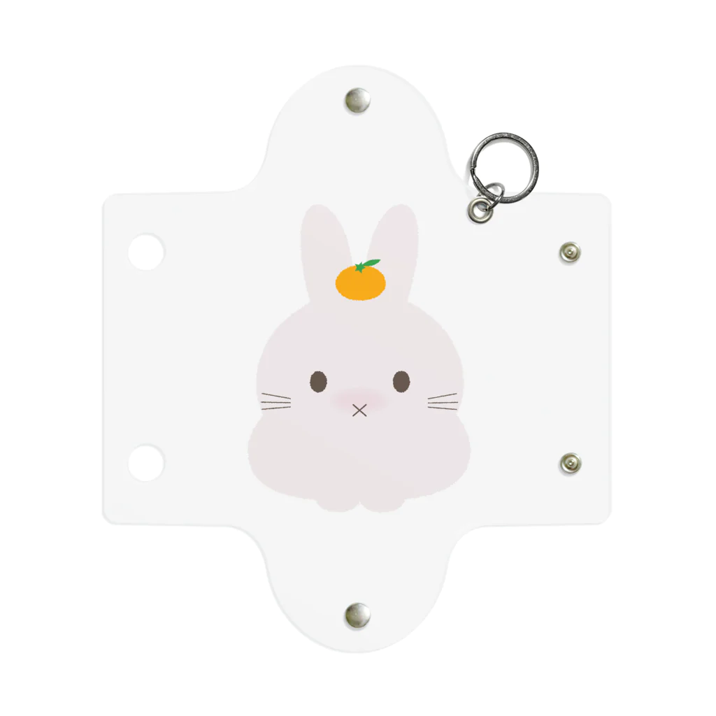 Atelier Pomme verte の鏡餅うさぎ Mini Clear Multipurpose Case