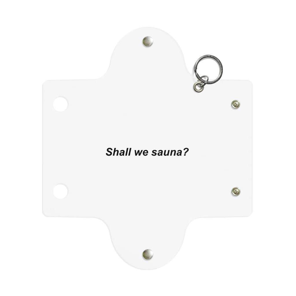 shall we sauna?のshall we sauna? Mini Clear Multipurpose Case