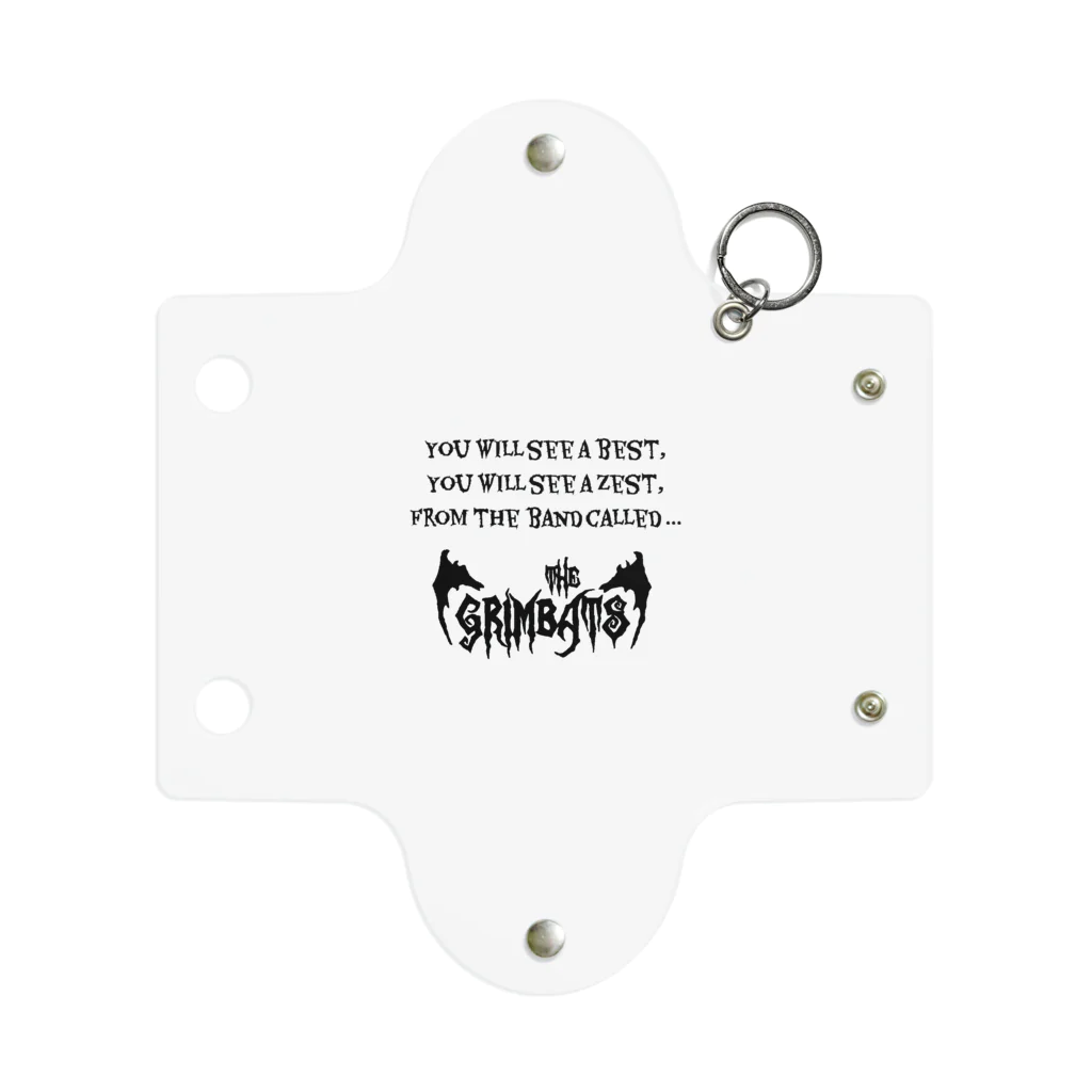 GRIMWORKSのTHE GRIMBATS logo-1 EX Black Mini Clear Multipurpose Case