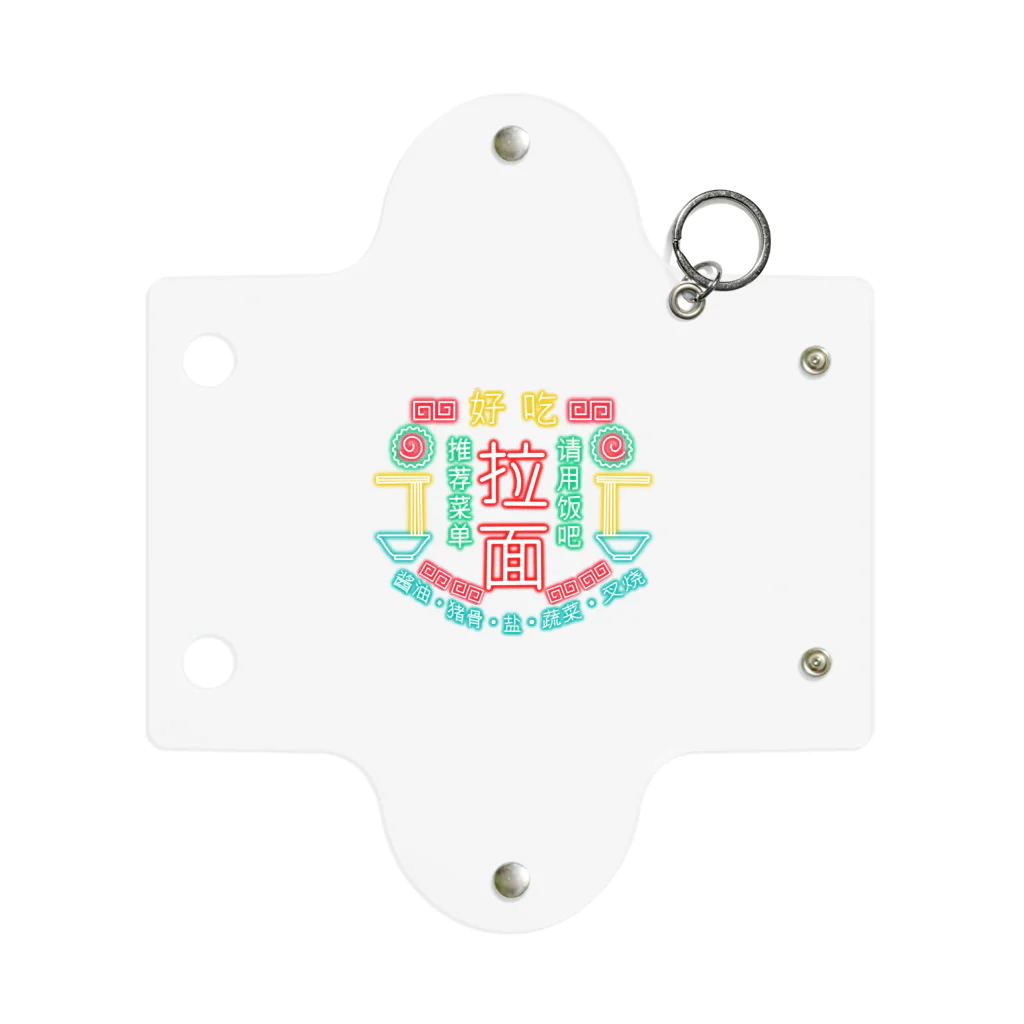 OKRAzucchiniのラーメンチャイナネオン Mini Clear Multipurpose Case