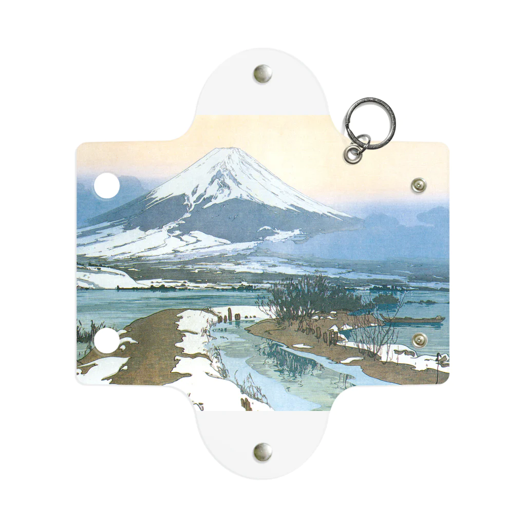 寿めでたや(ukiyoe)の日本画：Fuziyama 吉田博_冨士拾景 河口湖 Mini Clear Multipurpose Case
