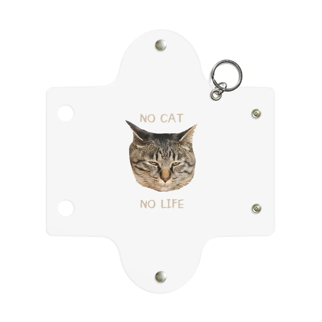 nyanmochi_lifeのNO CAT NO LIFE Mini Clear Multipurpose Case