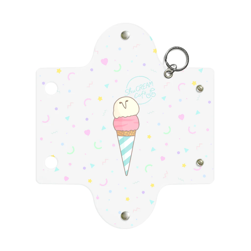 SHOP by bonustraxxのShuCREAM Cafe ハッピーアイスクリーム ミニクリアマルチケース Mini Clear Multipurpose Case