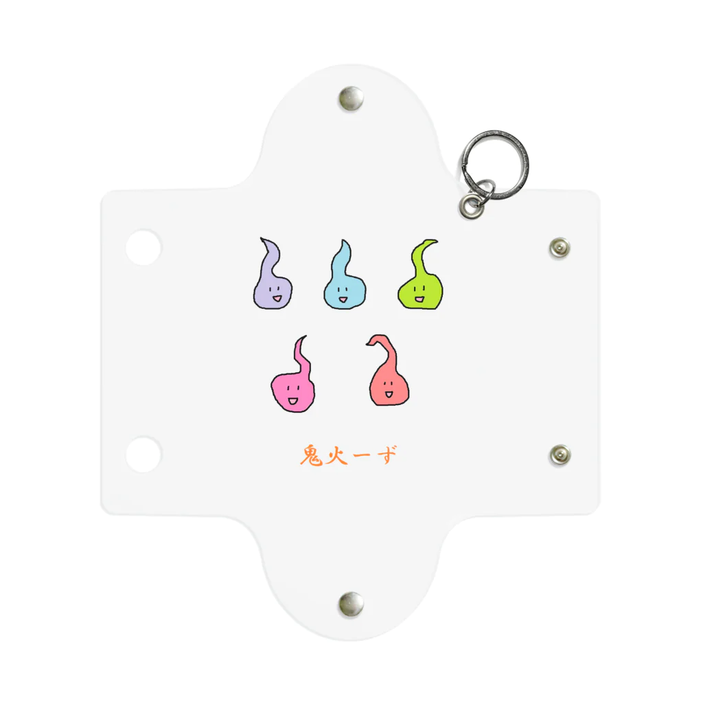 月彩宮SUZURI支店の鬼火クインテット鬼火ーず001 Mini Clear Multipurpose Case