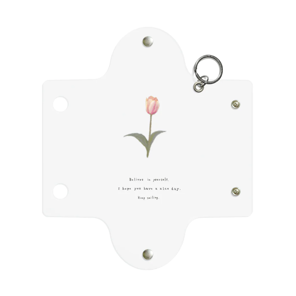 rilybiiのSakura Peach Tulip . Mini Clear Multipurpose Case