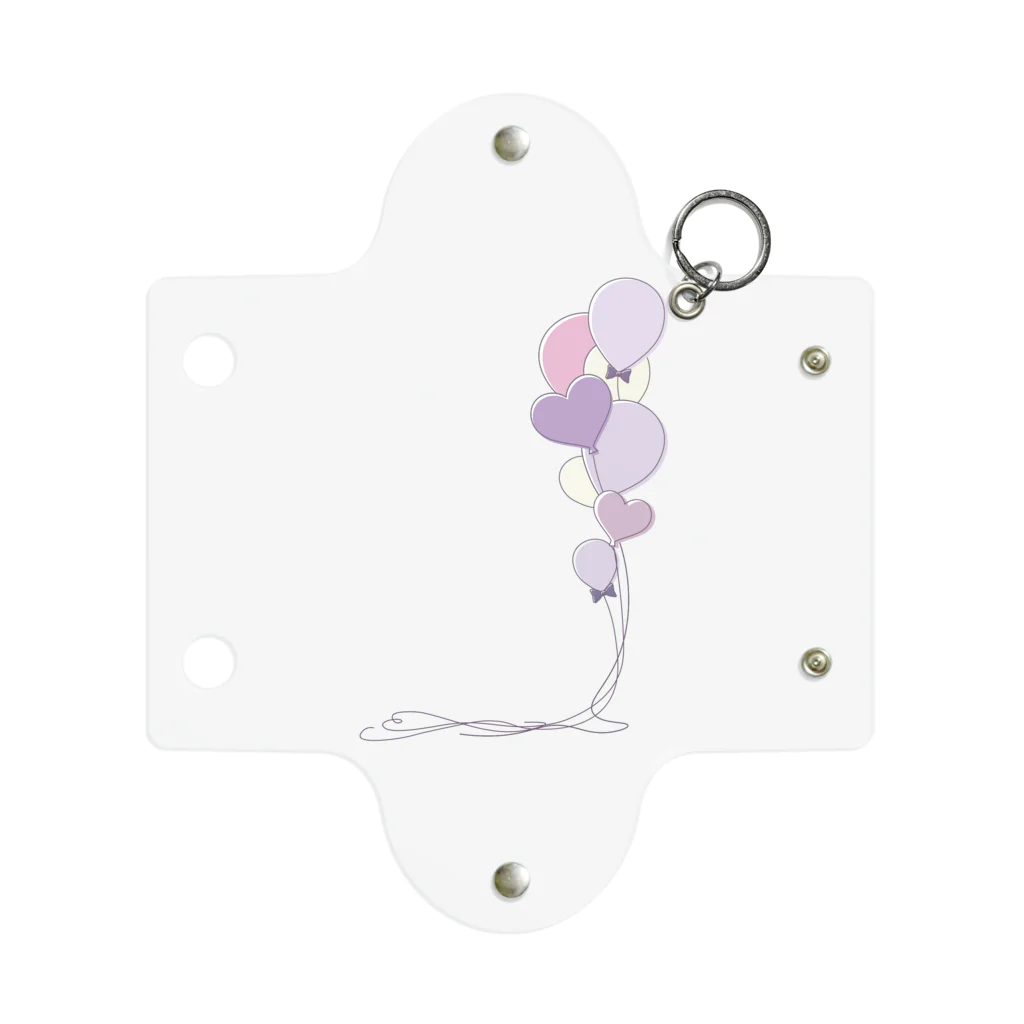 hanaの推し活ショップのpurple balloons ミニクリアマルチケース Mini Clear Multipurpose Case