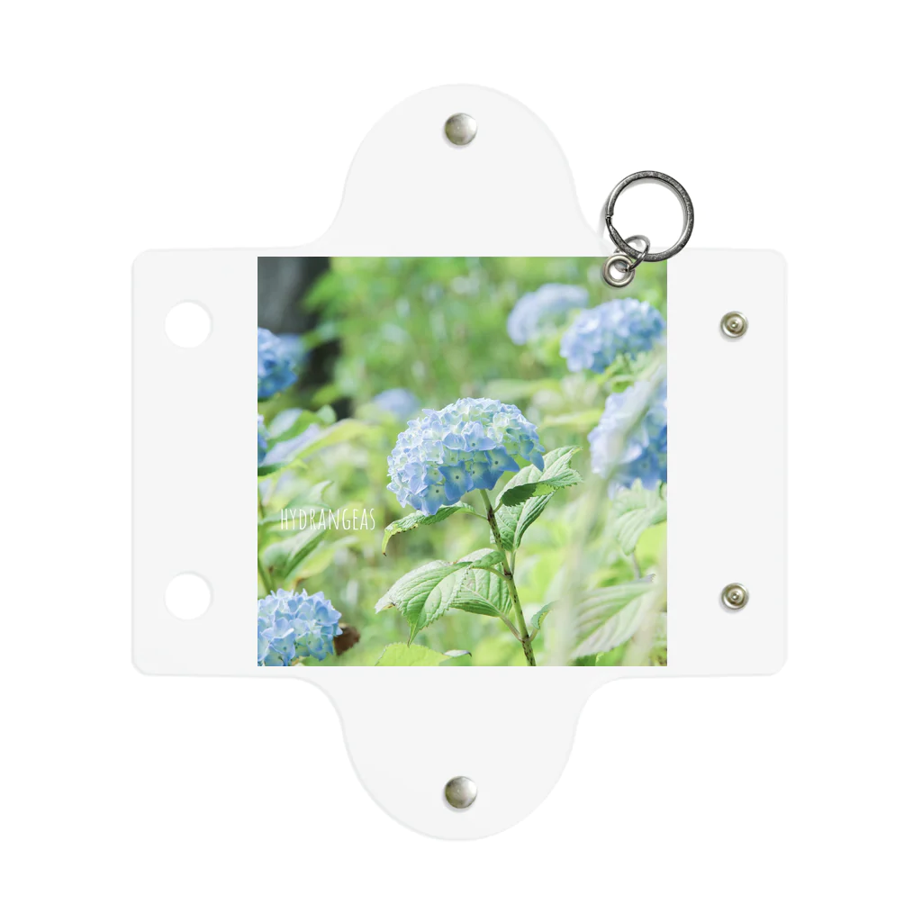 蛍石のhydrangeas Mini Clear Multipurpose Case