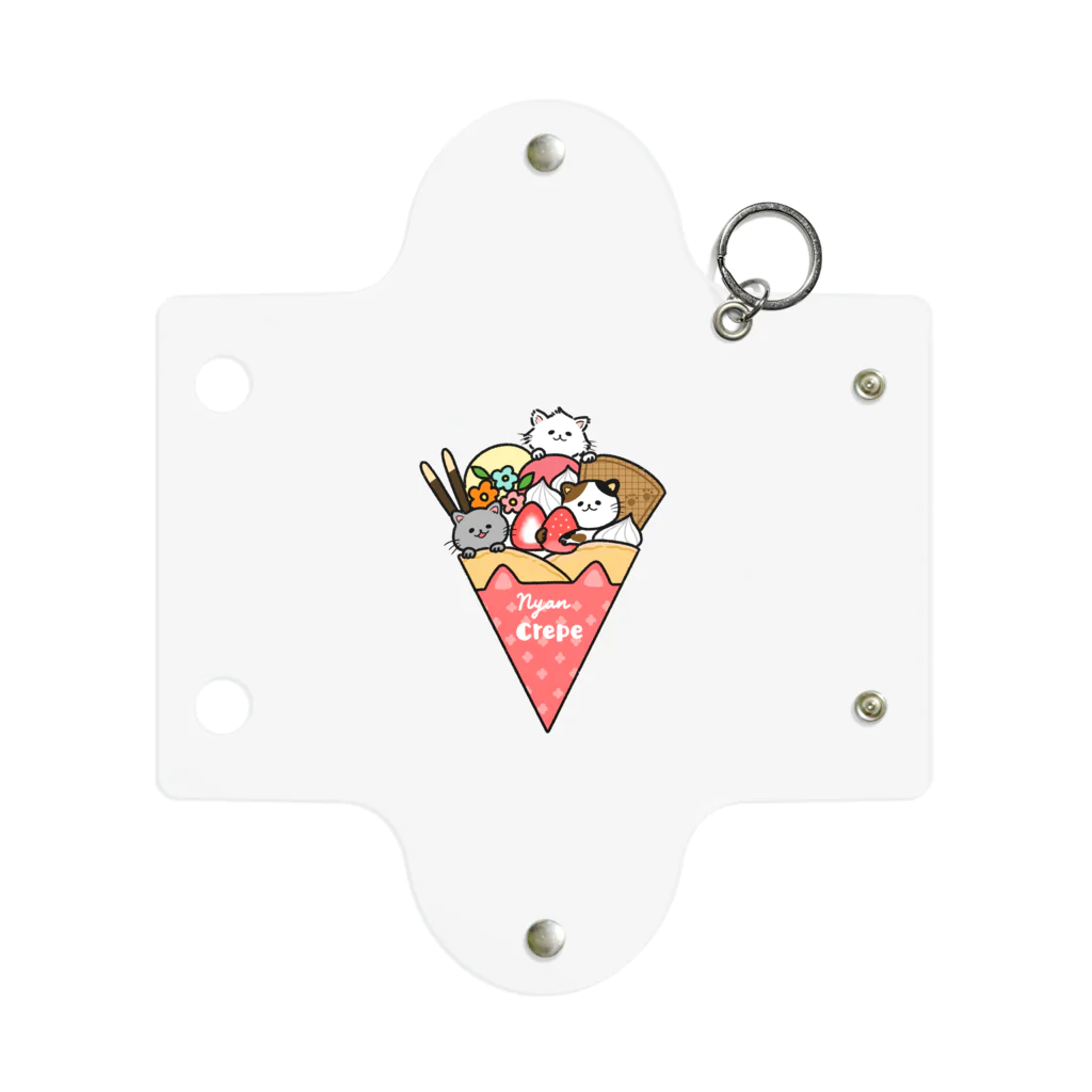 TAROPIのnyan crepe Mini Clear Multipurpose Case