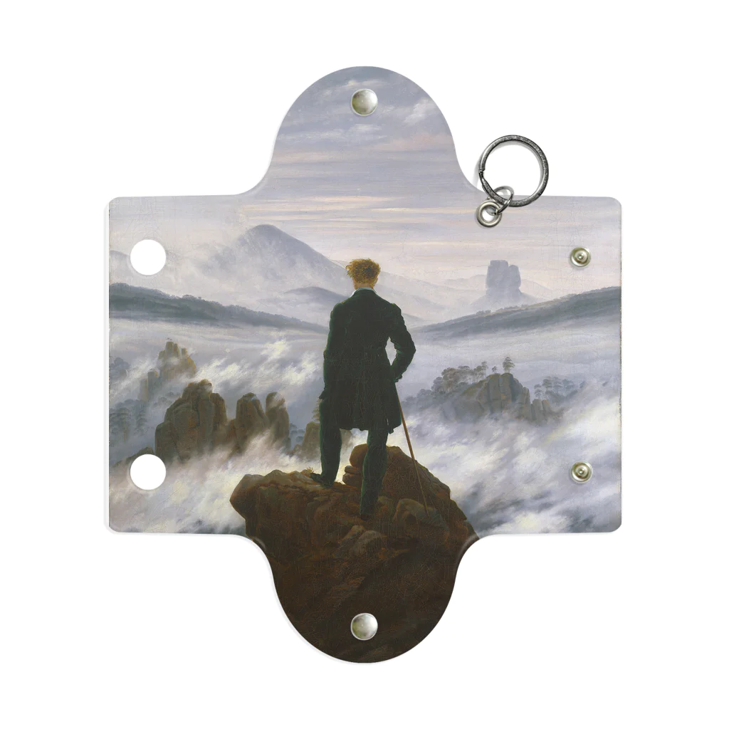 世界美術商店の雲海の上の旅人 / Wanderer above the Sea of Fog Mini Clear Multipurpose Case