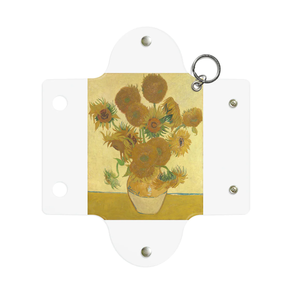 世界美術商店のひまわり / Sunflowers Mini Clear Multipurpose Case