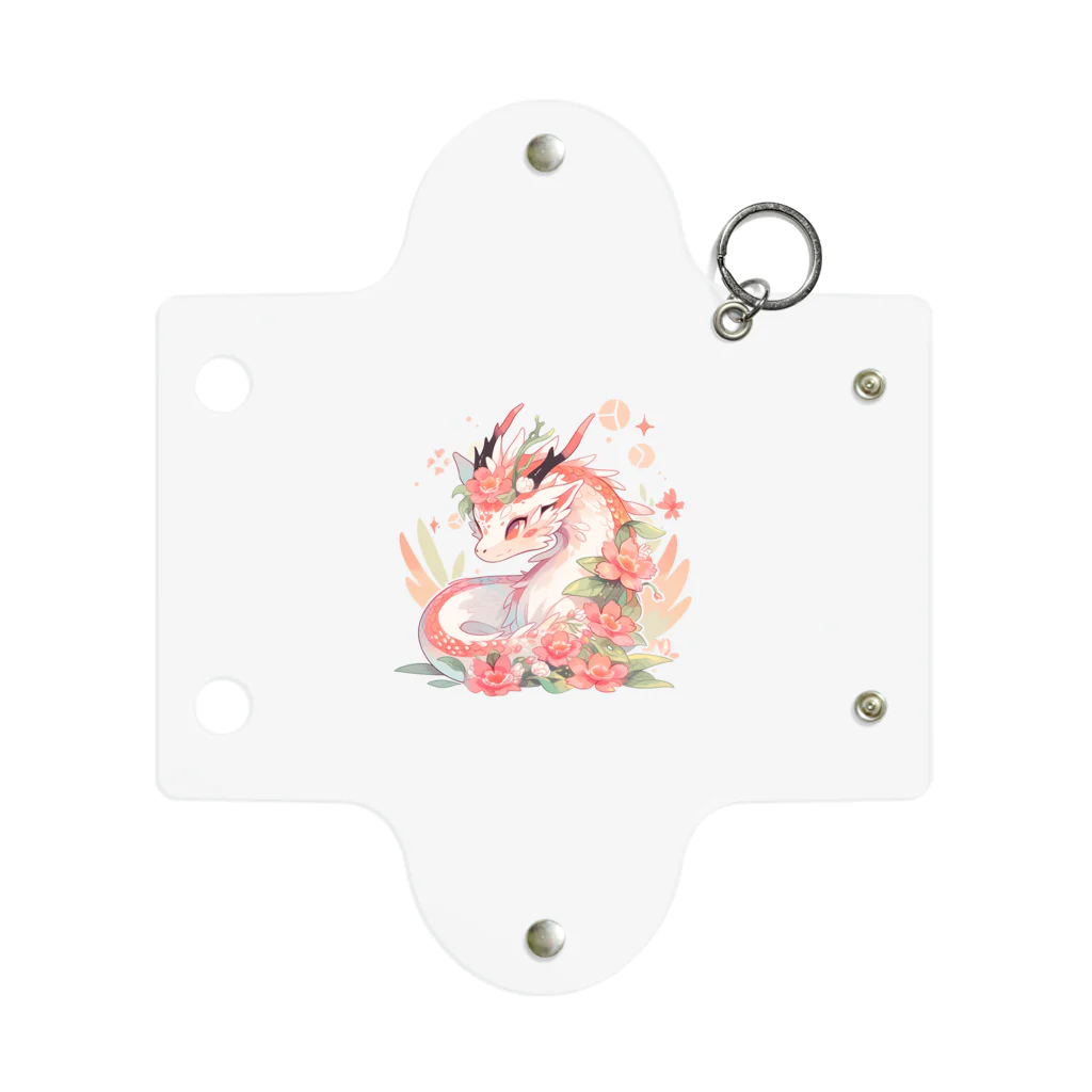 Japan Beautyオリジナルショップのうっすらピンクの花龍さん Mini Clear Multipurpose Case