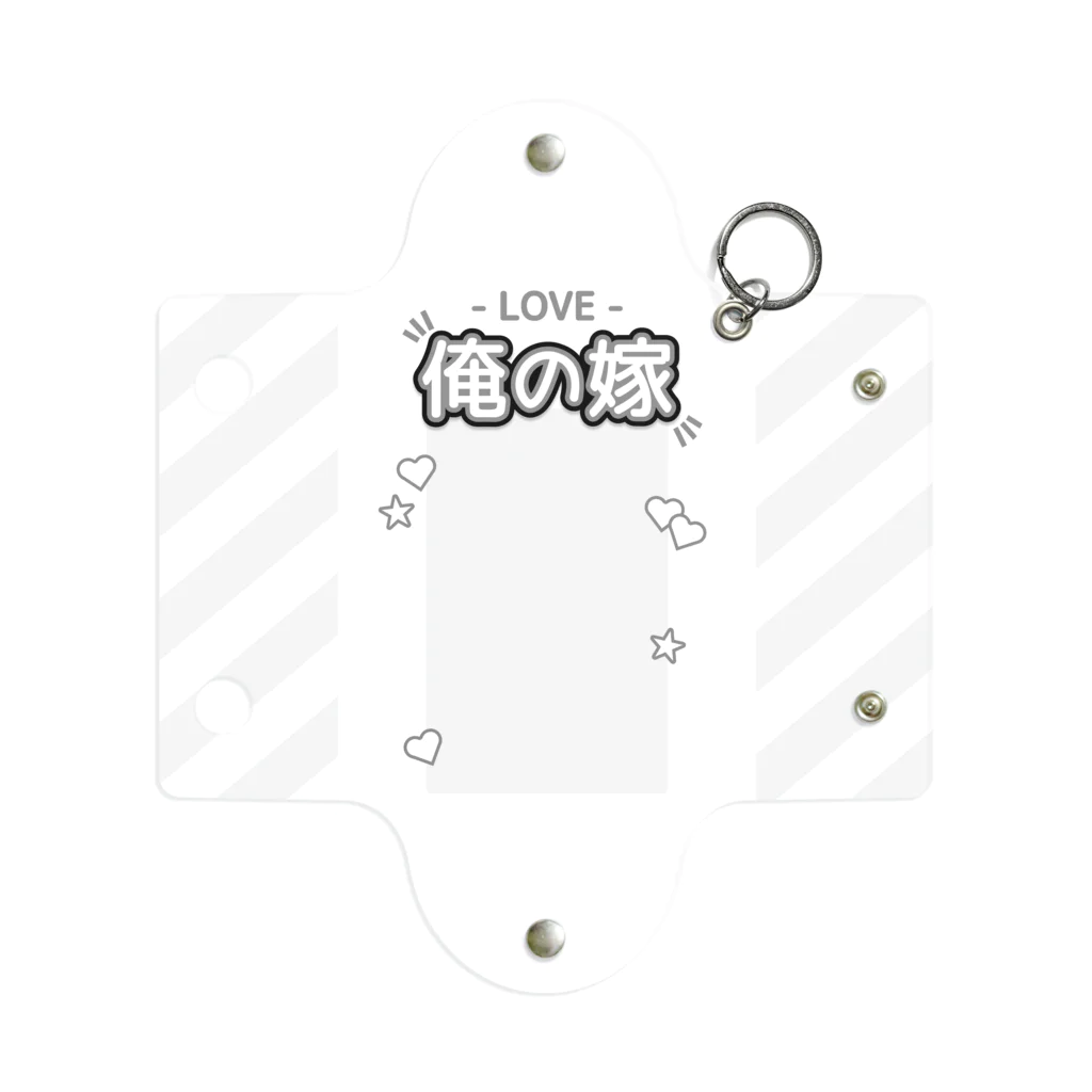 ドルオタ - アイドルオタク向けショップの『LOVE - 俺の嫁』推しチェキケース【白】 Mini Clear Multipurpose Case