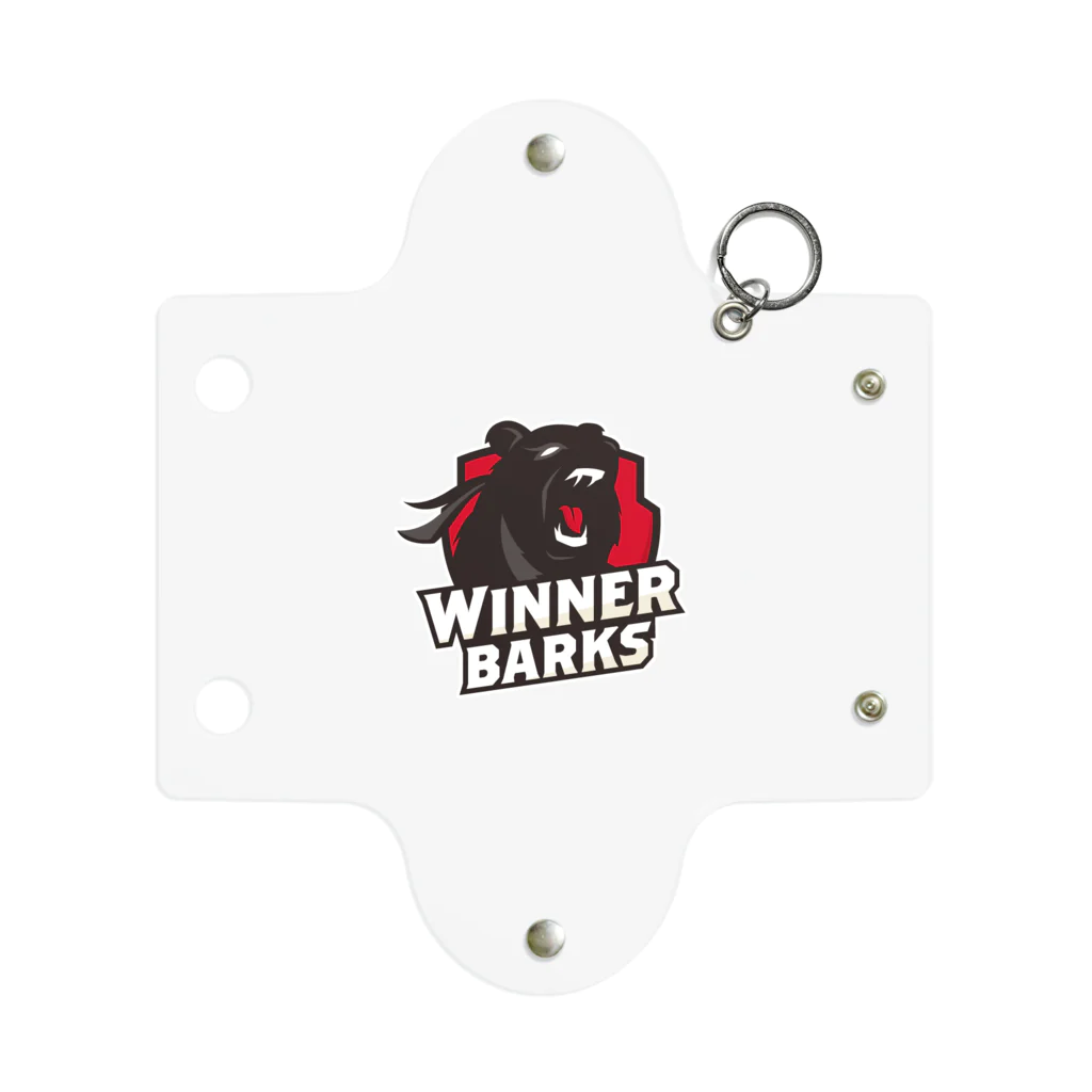 WinnerBarks Ent.のWinnerBarksチームロゴ Mini Clear Multipurpose Case