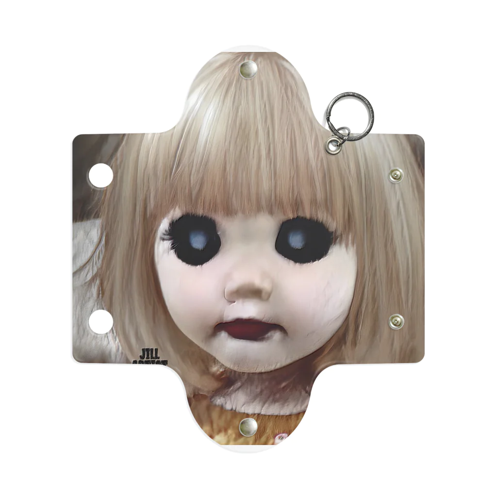 【ホラー専門店】ジルショップの怖い幼女の西洋人形 Mini Clear Multipurpose Case