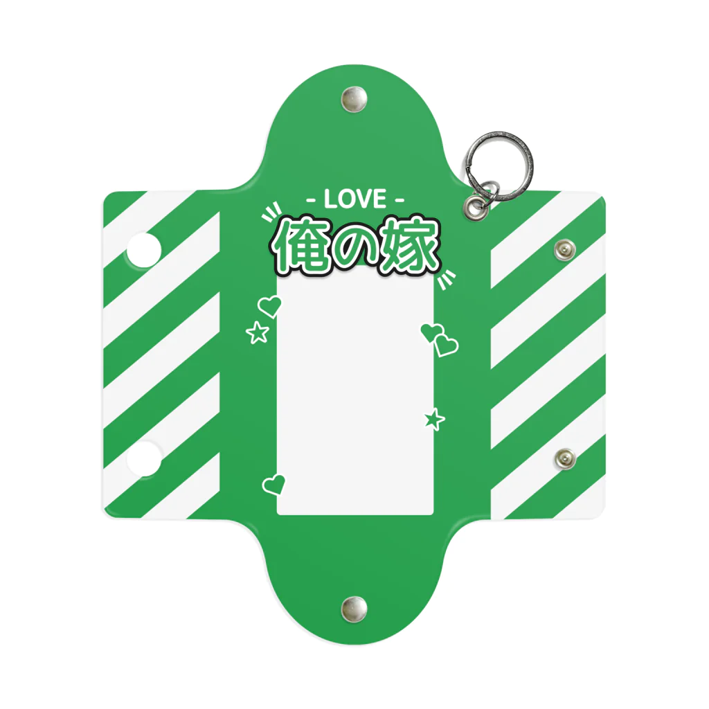 ドルオタ - アイドルオタク向けショップの『LOVE - 俺の嫁』推しチェキケース【緑】 Mini Clear Multipurpose Case