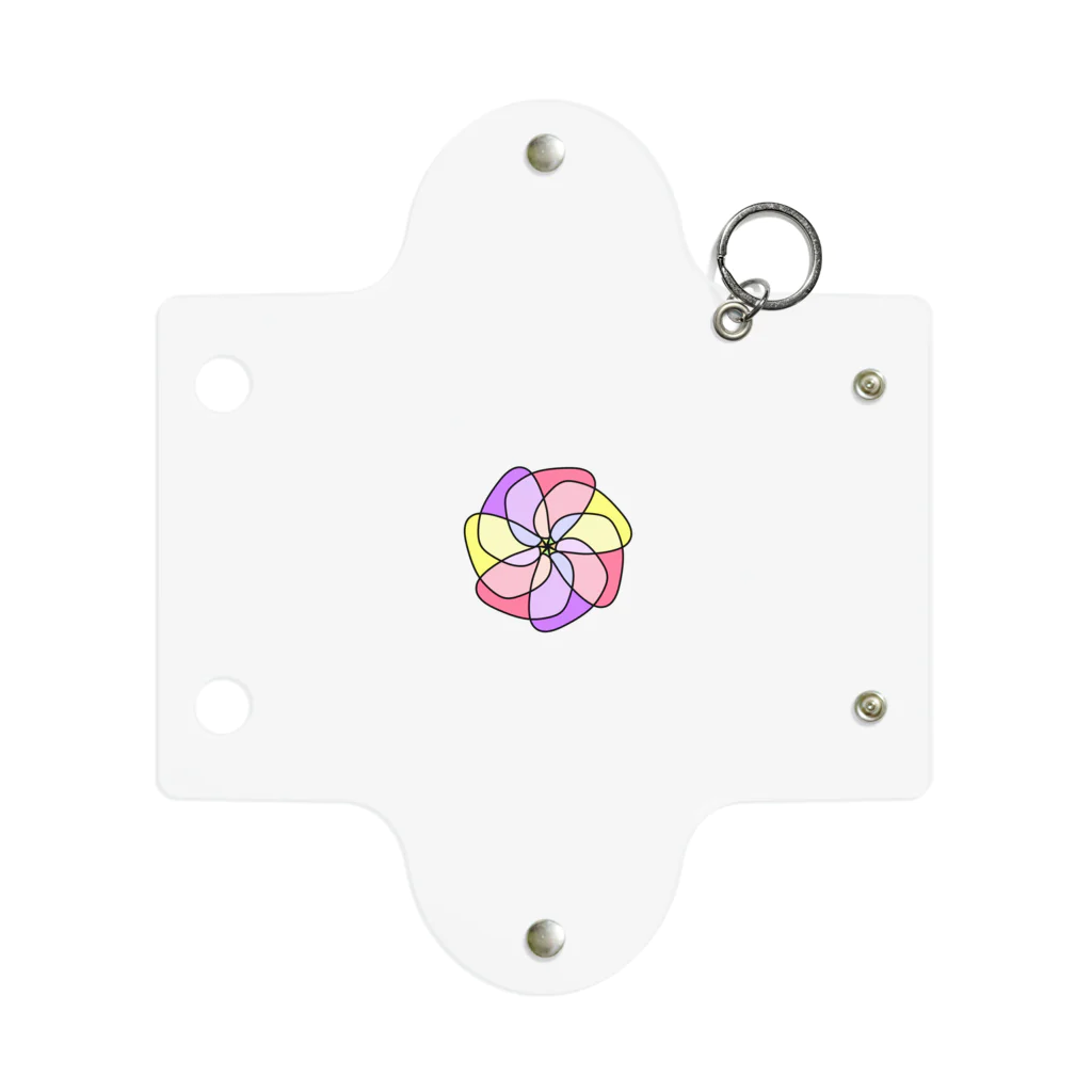 Glass Gardenのステンドグラス -Vivid Flower - Mini Clear Multipurpose Case