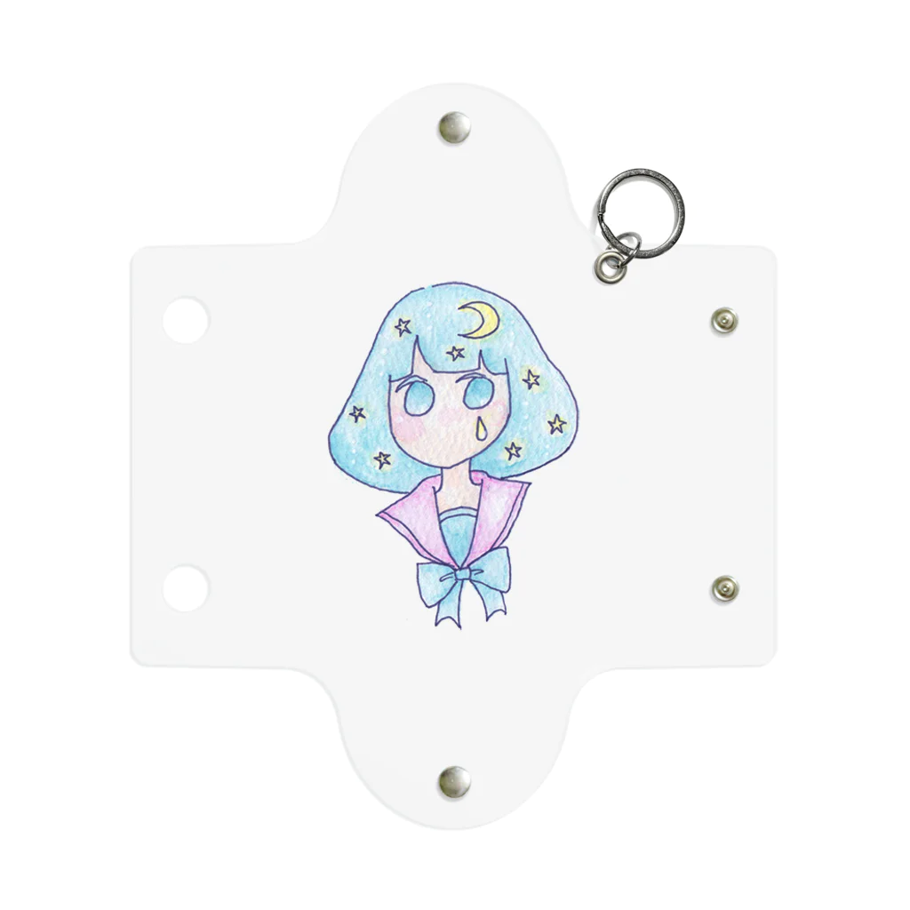 きょうもぜったいがんばらない。の星屑になりたいちゃん。 Mini Clear Multipurpose Case