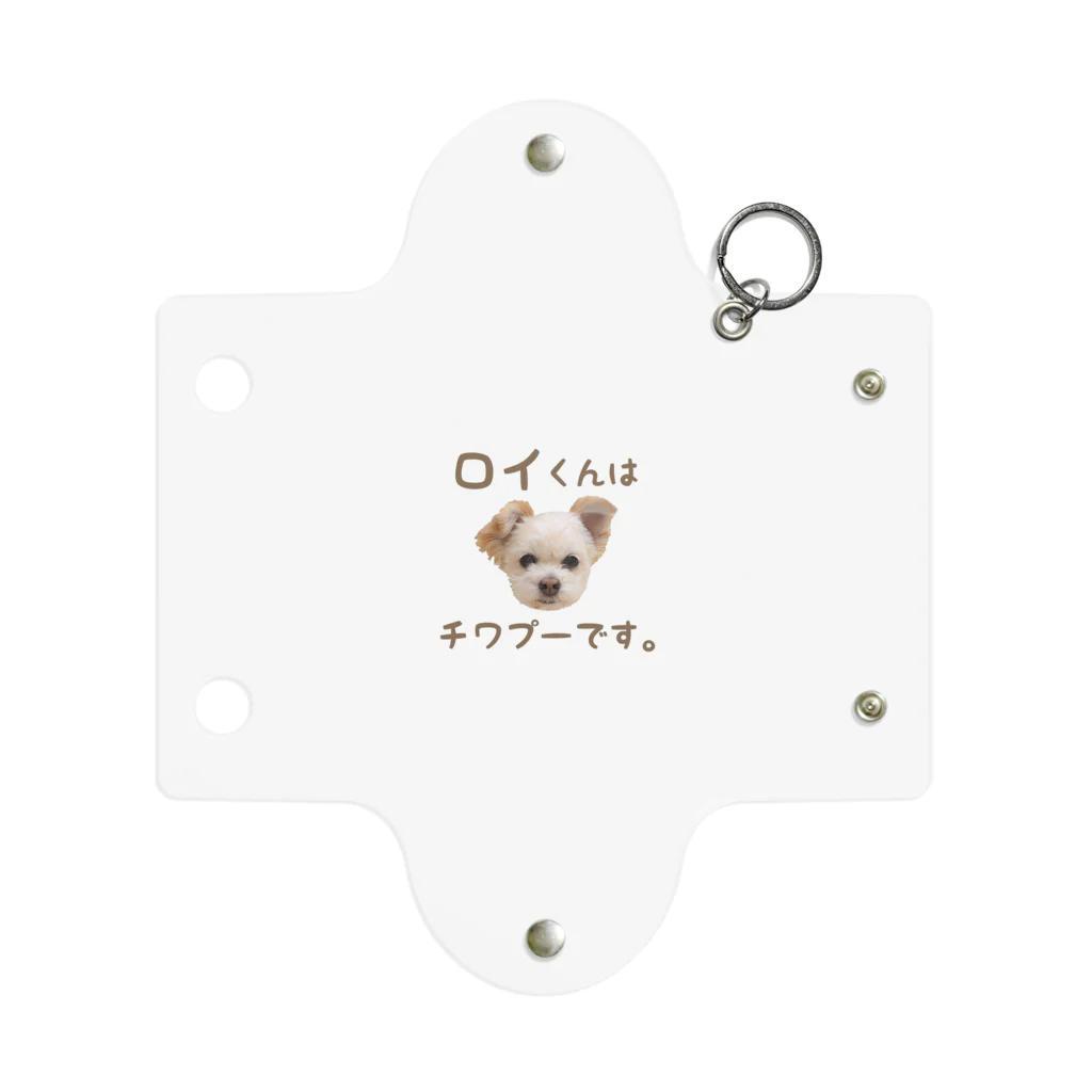 ロイとタオのみせの『ロイくんはチワプーです。』Ｄタイプ  Mini Clear Multipurpose Case