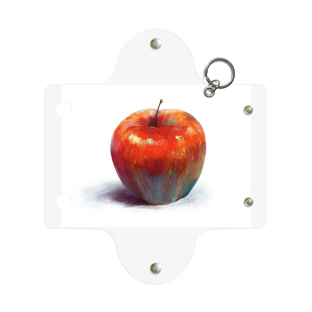sz5_shopのリンゴ Mini Clear Multipurpose Case