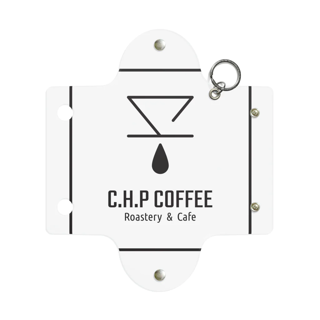 【公式】C.H.P COFFEEオリジナルグッズの『C.H.P COFFEE』ロゴ_01 ミニクリアマルチケース