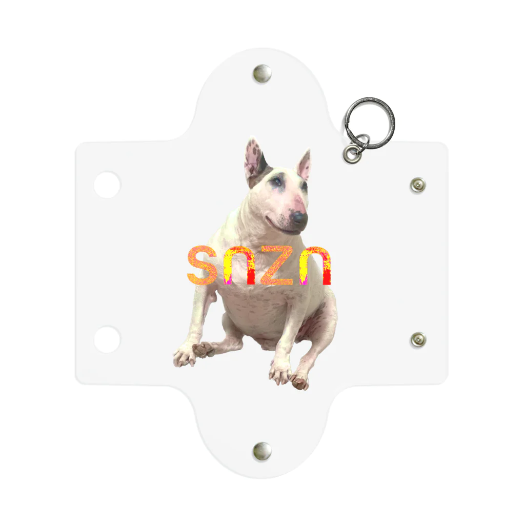 snznのsnzn_BullTerrier Mini Clear Multipurpose Case