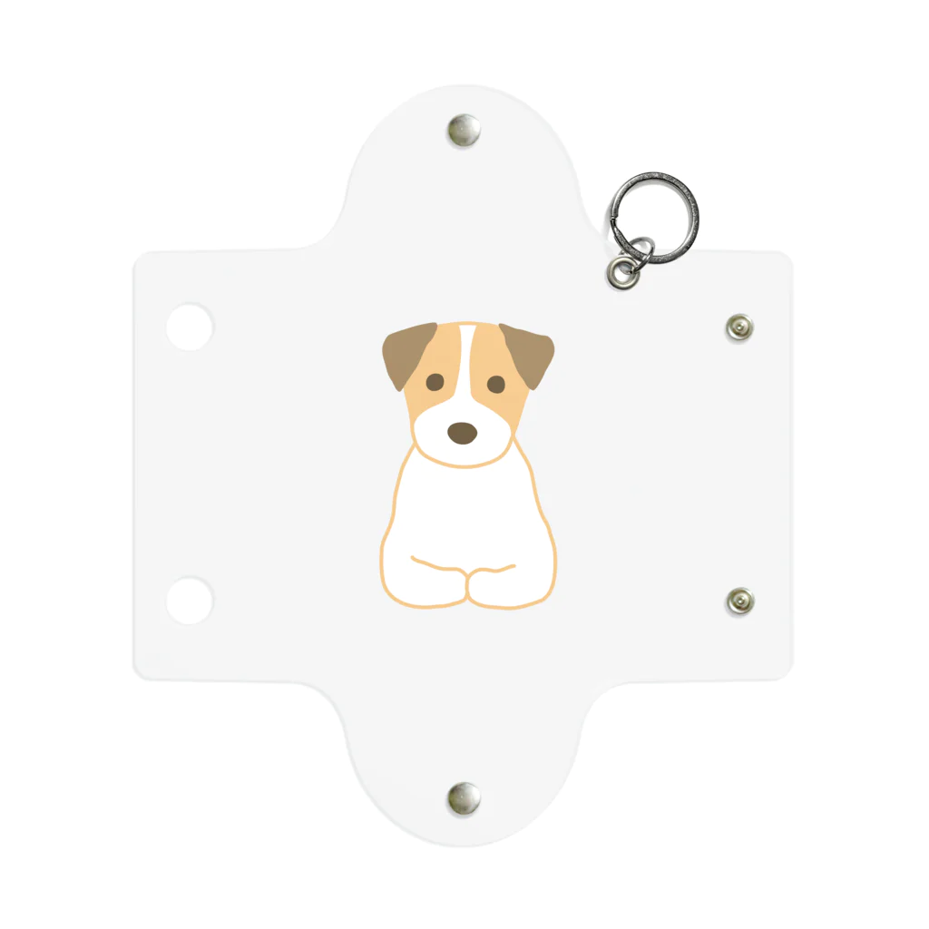 ゆいたっく／犬イラストの香箱(大きめ) Mini Clear Multipurpose Case