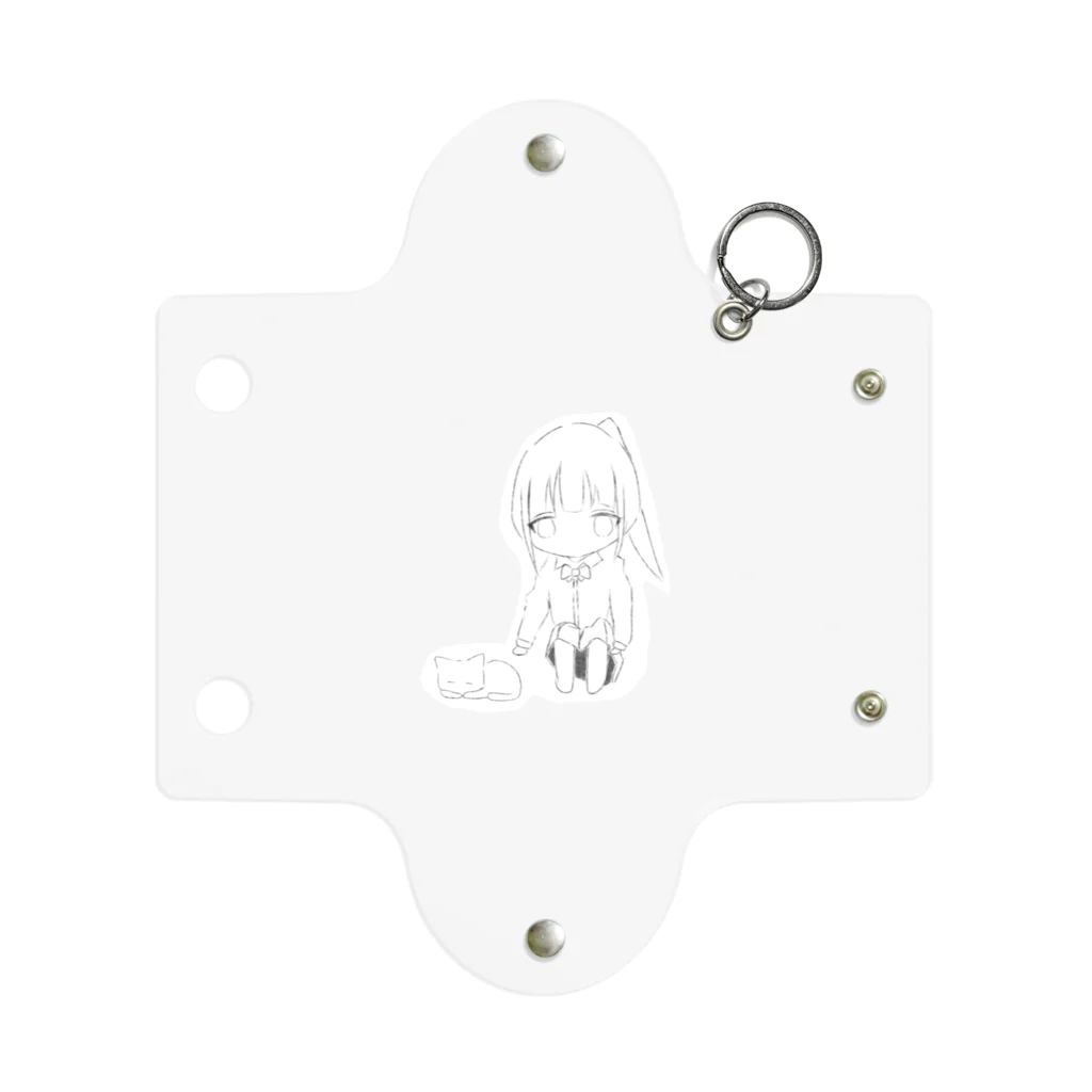 シロモノのねこと女子高生 Mini Clear Multipurpose Case