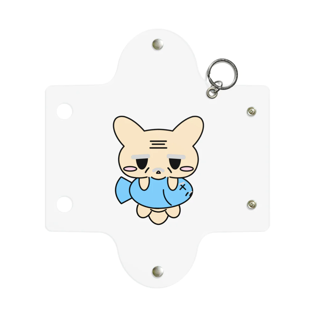 ムスっと！のおじじねこさん Mini Clear Multipurpose Case