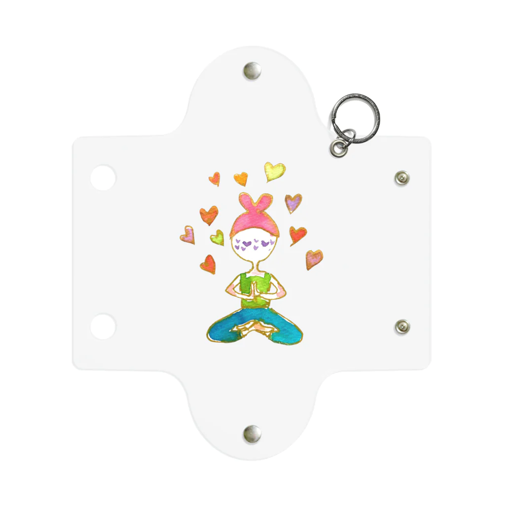 onmycolorの楽描き店のそばかすこちゃん with LOVE (小物） Mini Clear Multipurpose Case