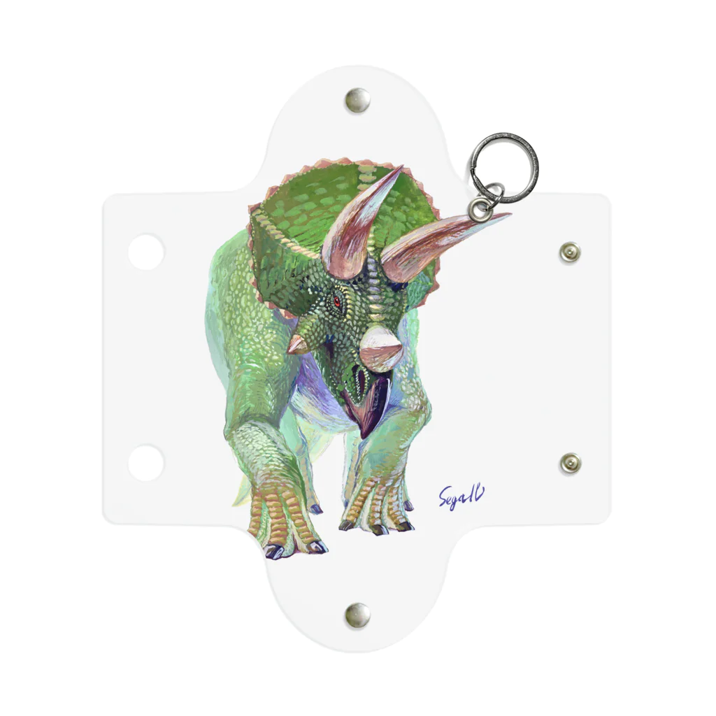 segasworksのTriceratops Mini Clear Multipurpose Case