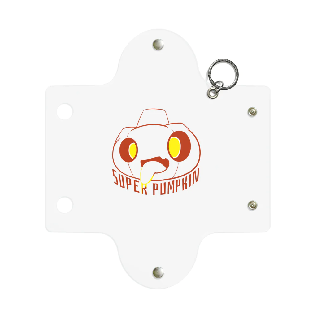 SUPER_PUMPKINのSUPER_PUMPKIN フレーム茶 ミニクリアマルチケース