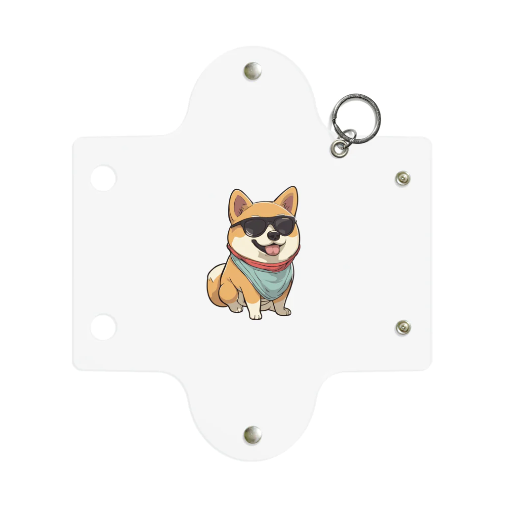 lilymummy リリマミのイカした柴犬 Mini Clear Multipurpose Case