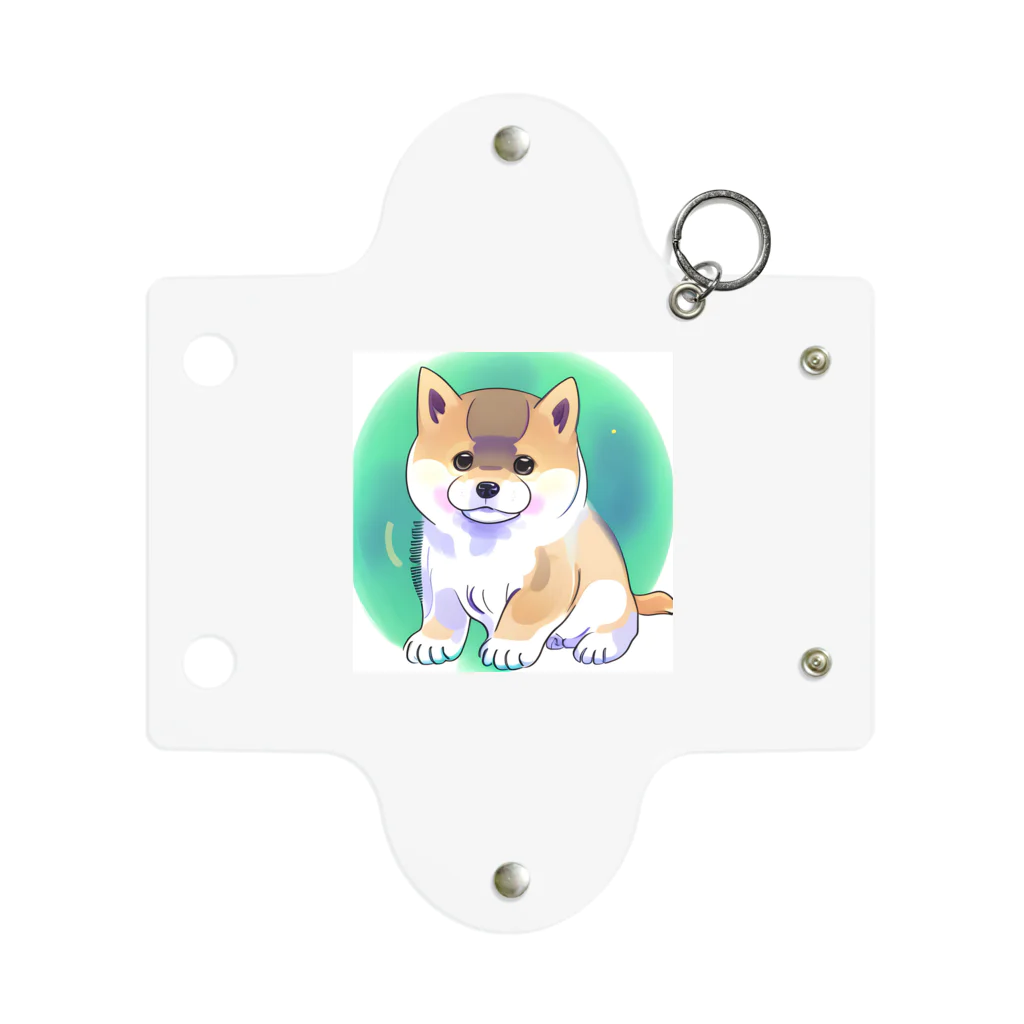 柴犬ラルフのイラスト柴犬 Mini Clear Multipurpose Case