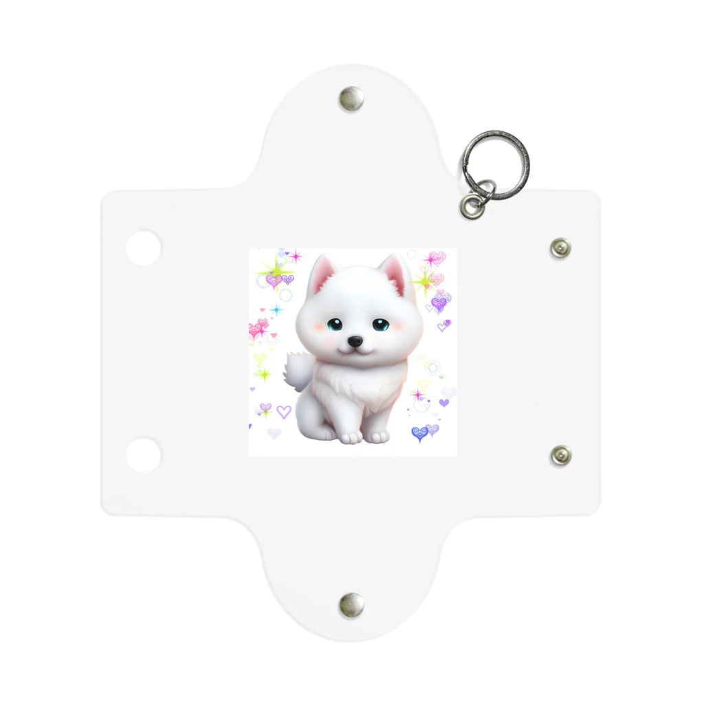 soramame1119の紀州犬のネネちゃん Mini Clear Multipurpose Case