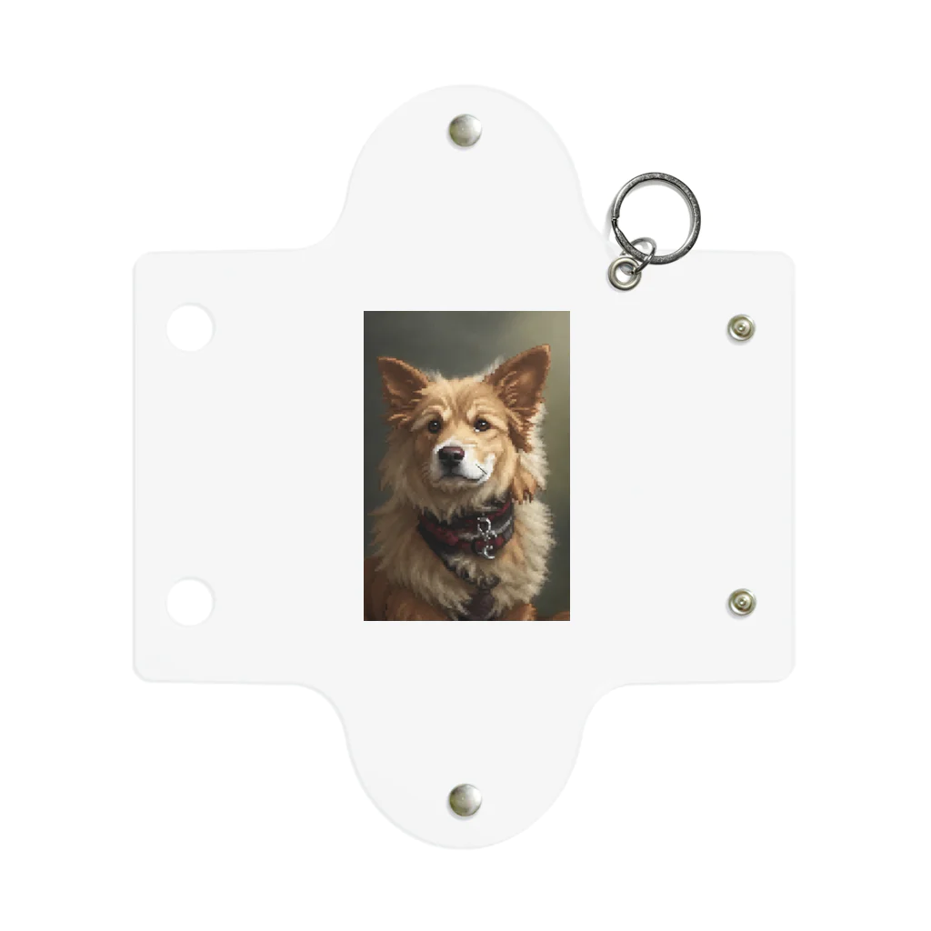 Shiyunのドット犬 グッズ Mini Clear Multipurpose Case