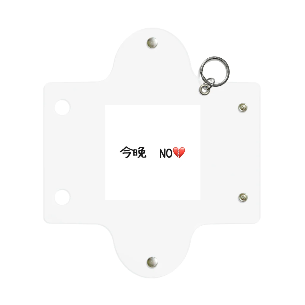 matu0の今晩　NO💔 Mini Clear Multipurpose Case